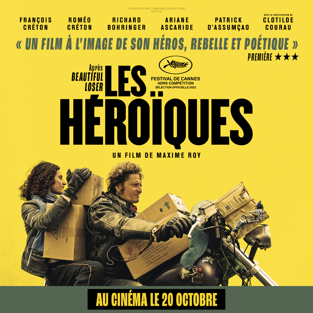 Sortie de « Les Héroïques » de Maxime Roy, ce mercredi 20 octobre 2021