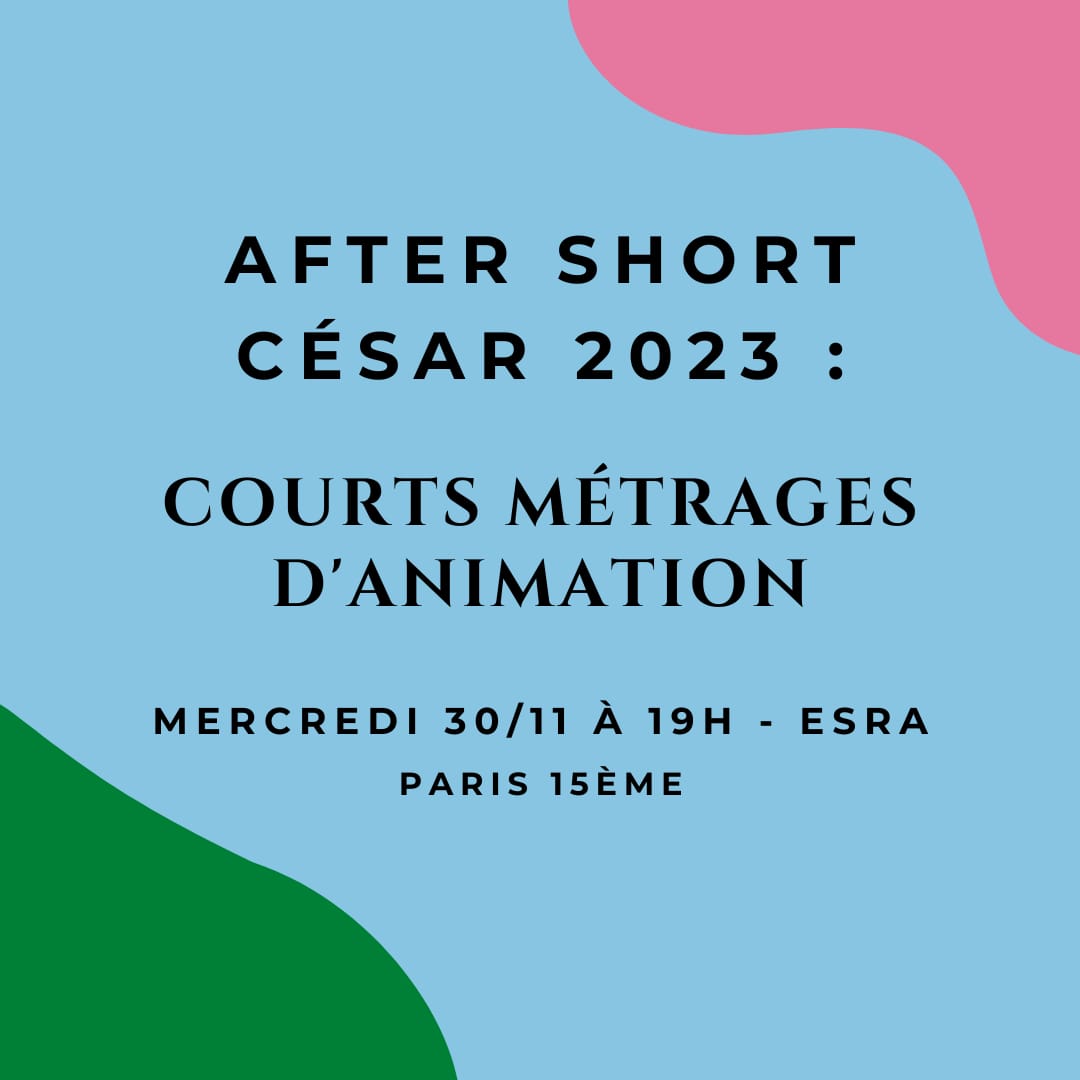 After Short spécial Animation, mercredi 30.11 à l’ESRA !