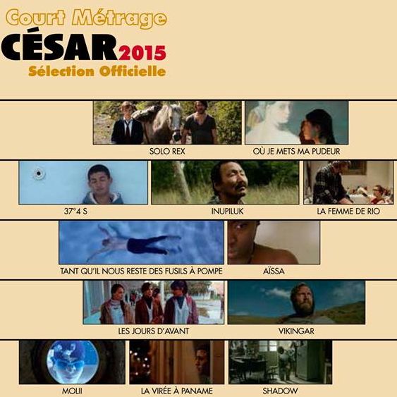César 2015 : Projection au Balzac des courts métrages sélectionnés