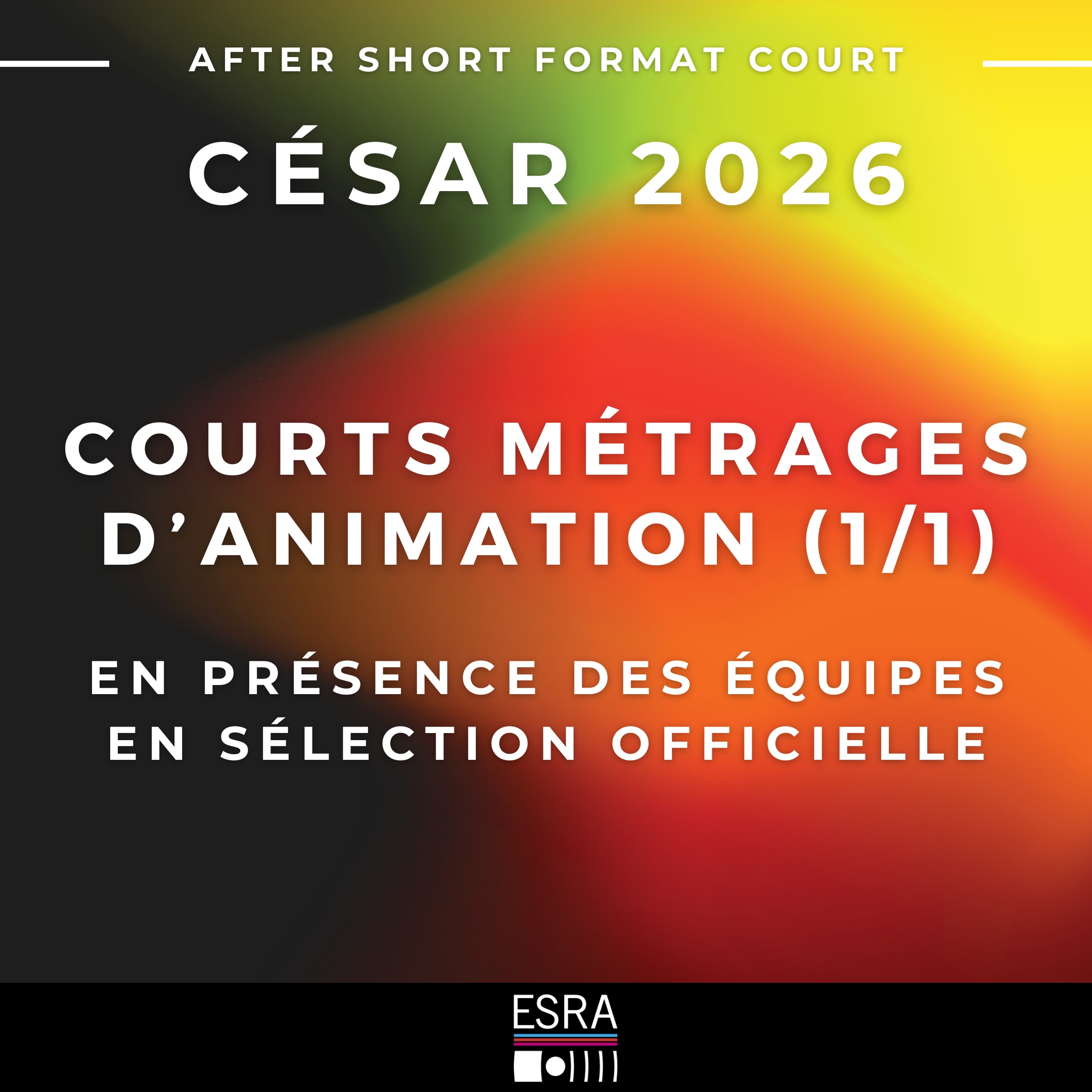 After Short Animation, mardi 18.11, à l’ESRA